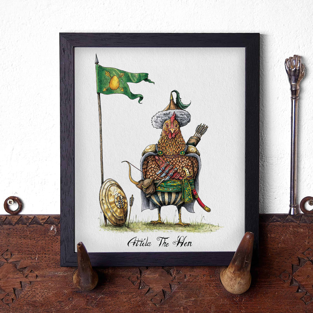 Attila The Hen Print