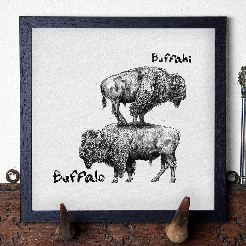 Buffahi...Buffalo Print