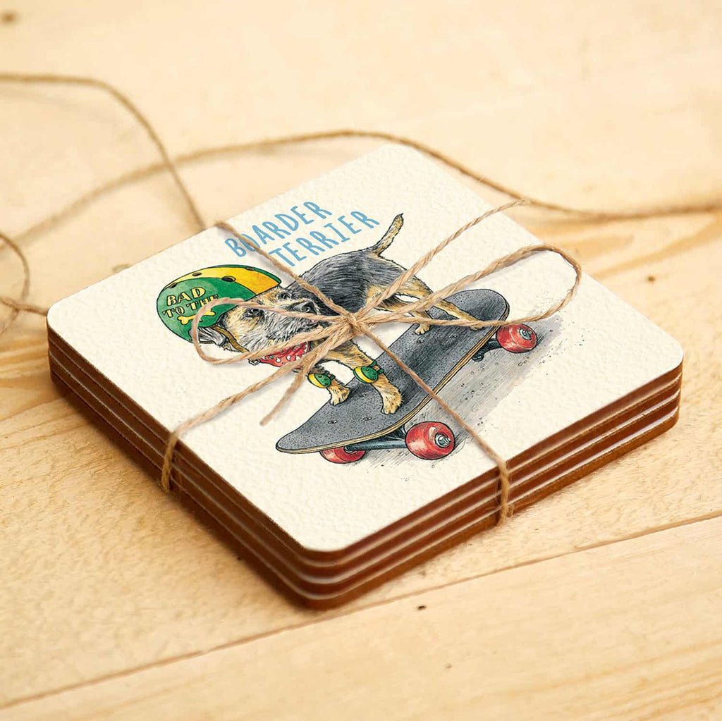 Boarder Terrier Coaster