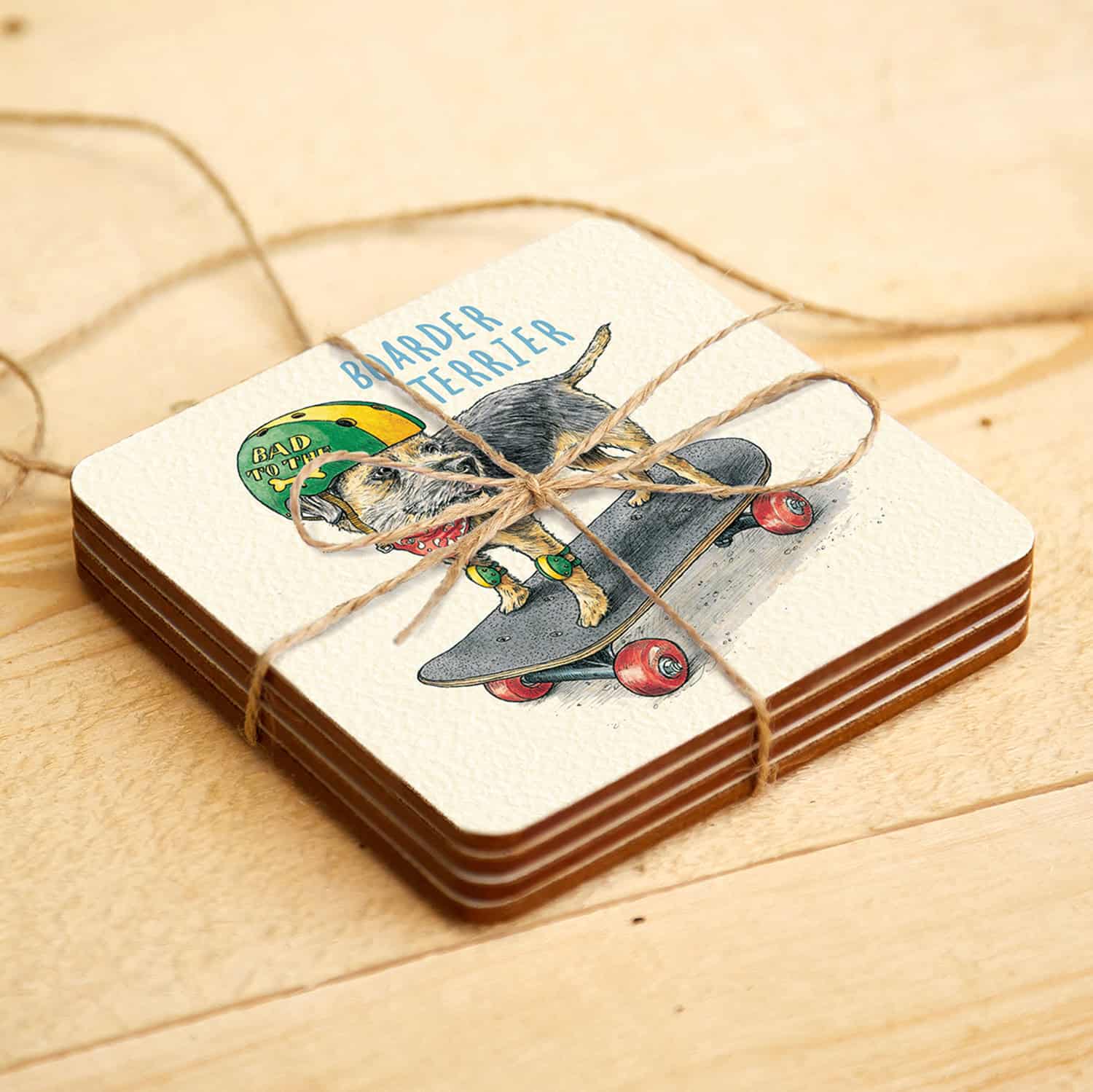Boarder Terrier Coaster
