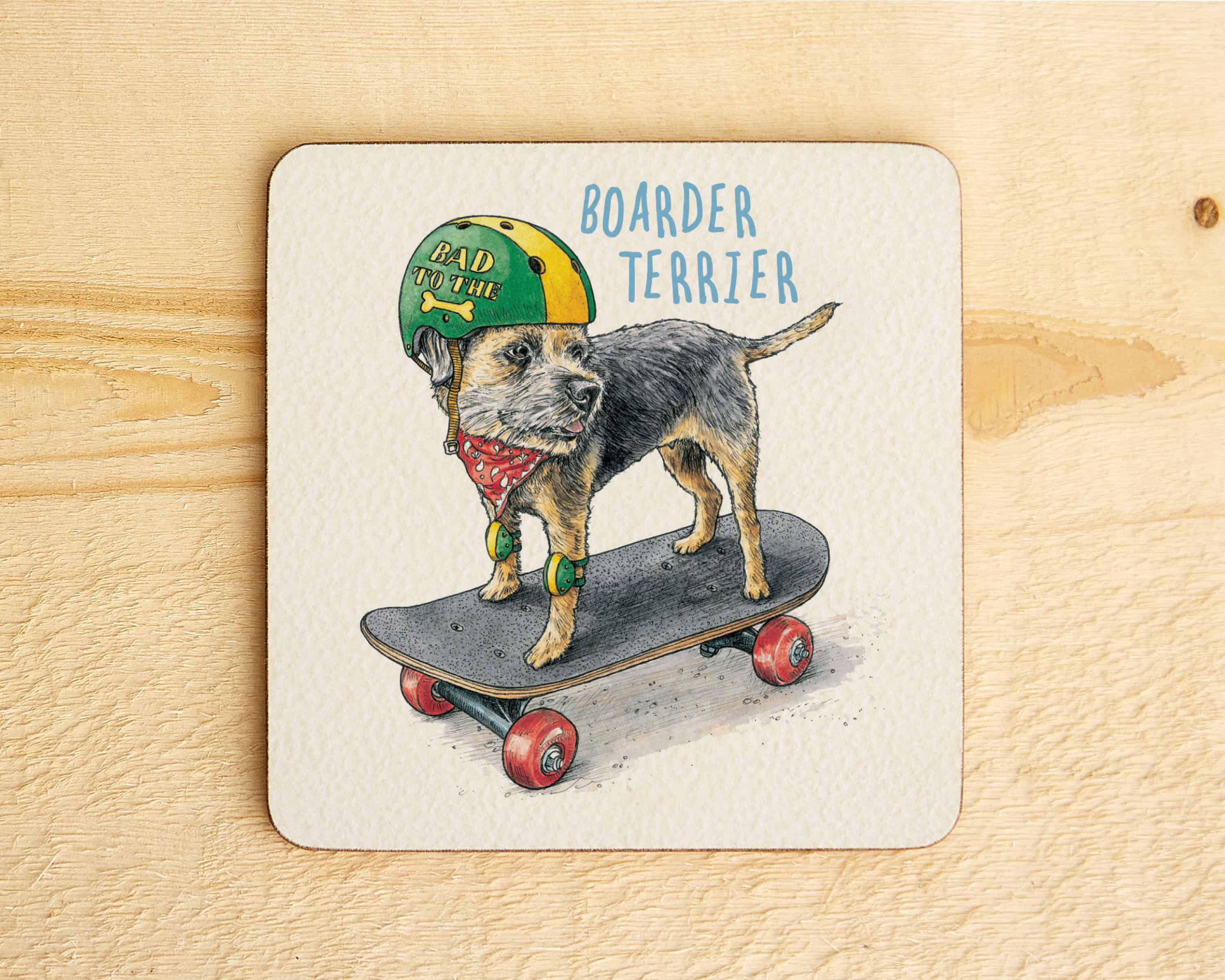 Mixed Dog Coasters Set