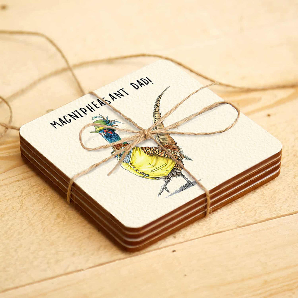 Magnipheasant Dad Coaster