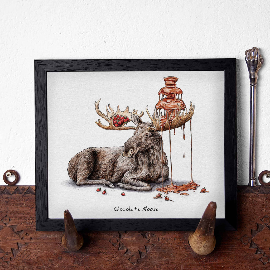 Chocolate Mousse Print