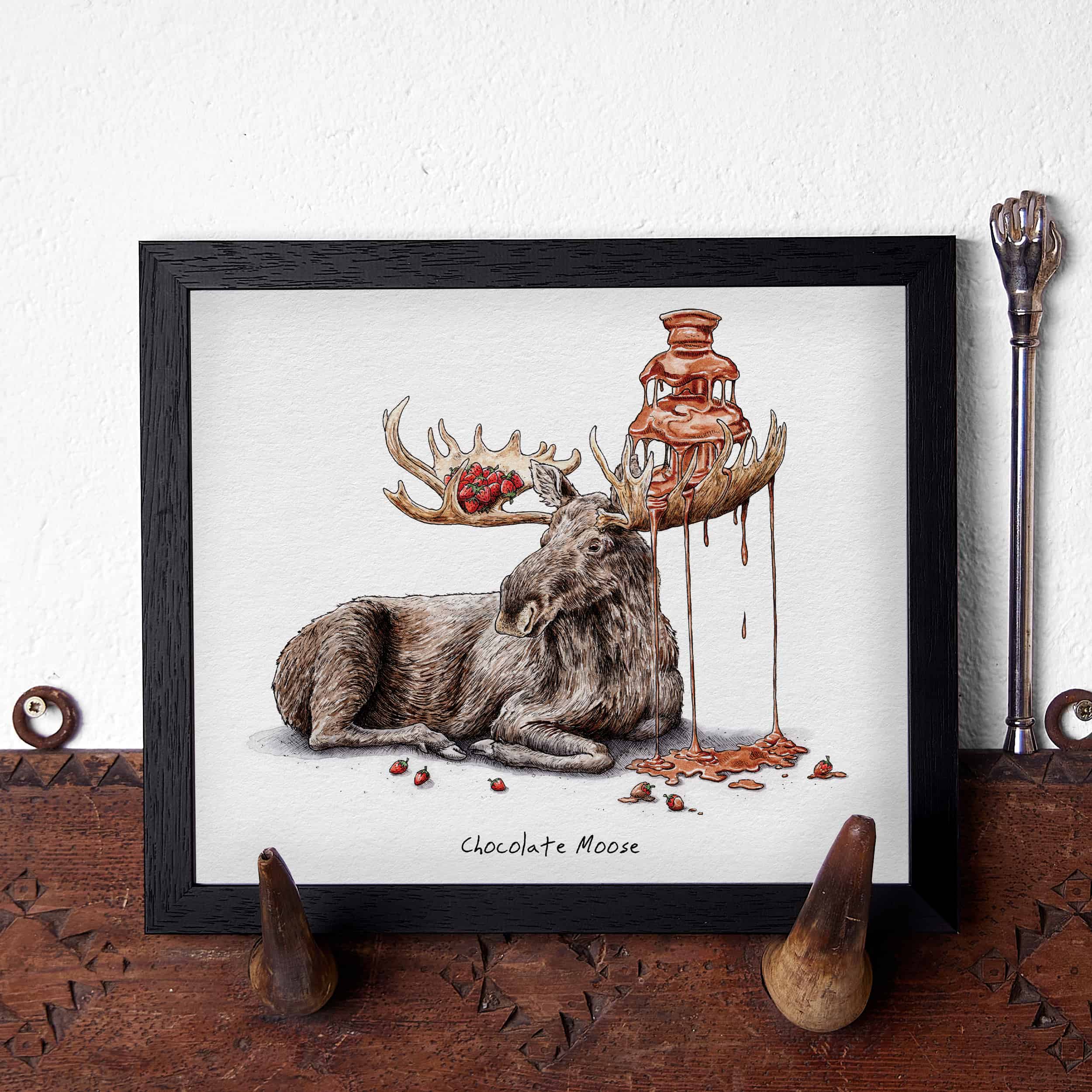 Chocolate Mousse Print