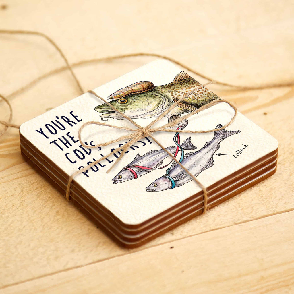 Cod's Pollocks Coaster