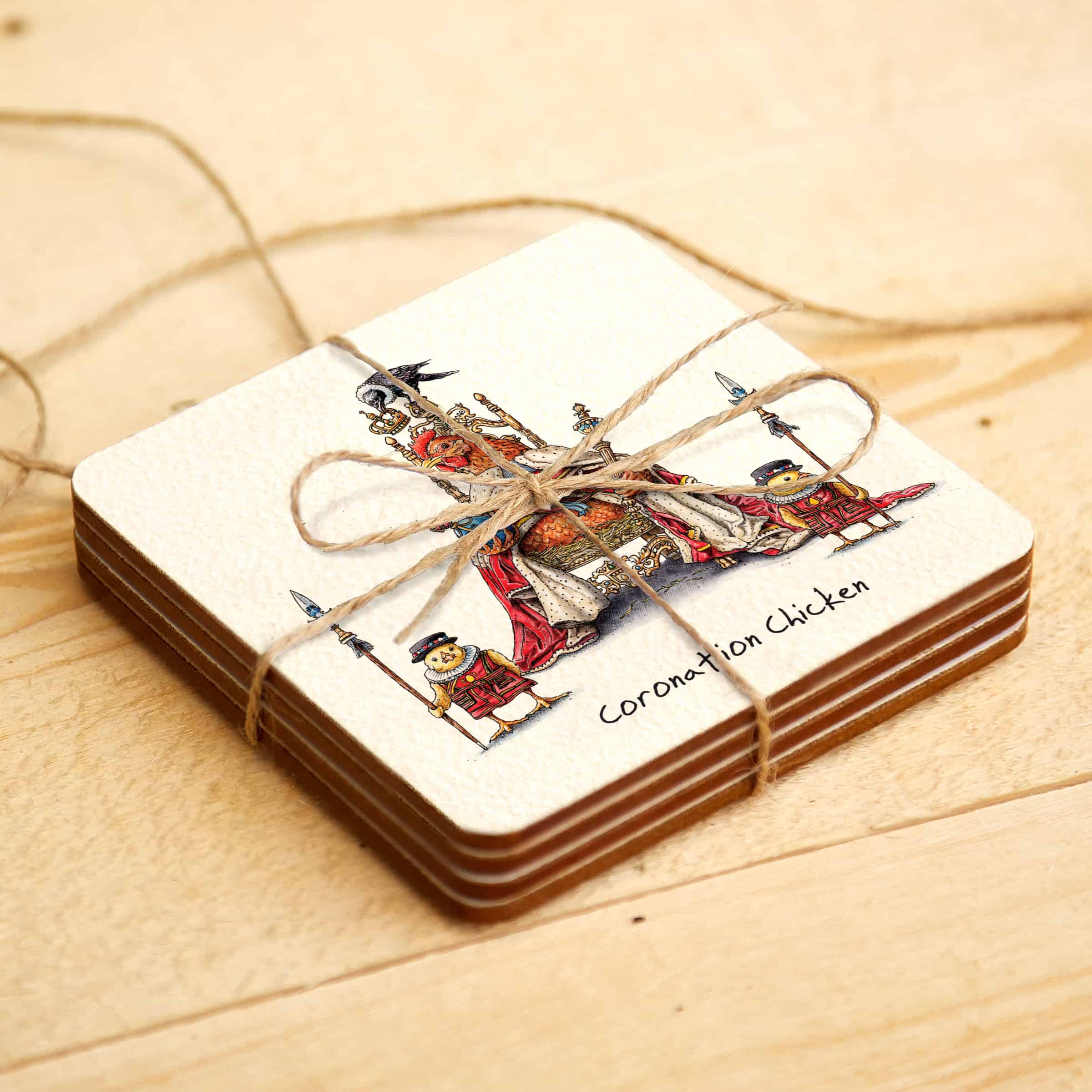 Coronation Chicken Coaster