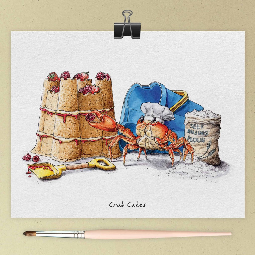 Crab Cakes Print
