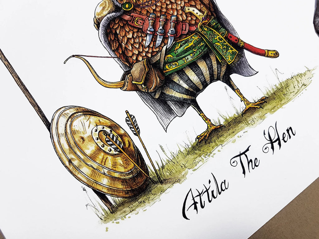 Attila The Hen Print