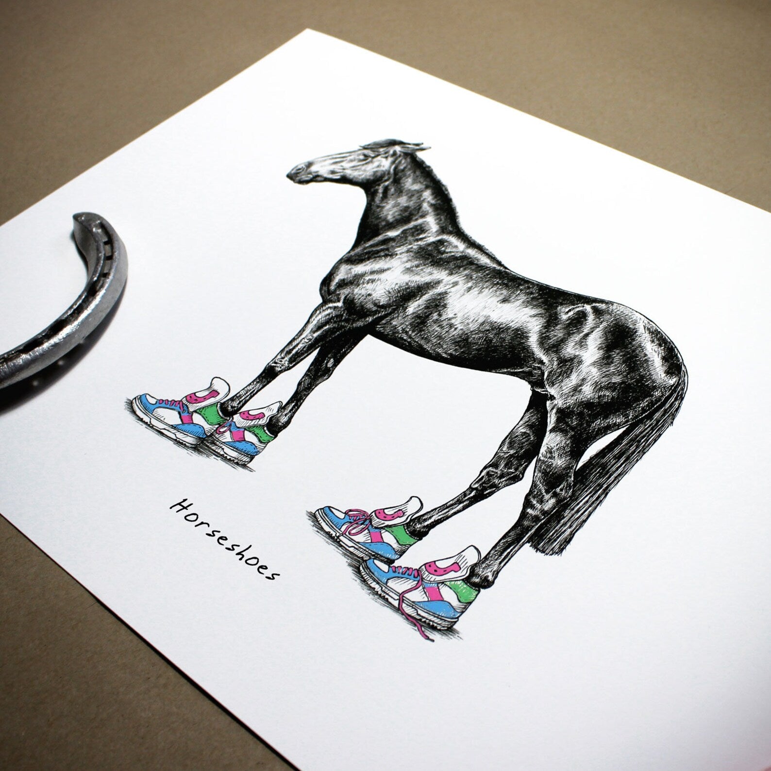 Horseshoes Print