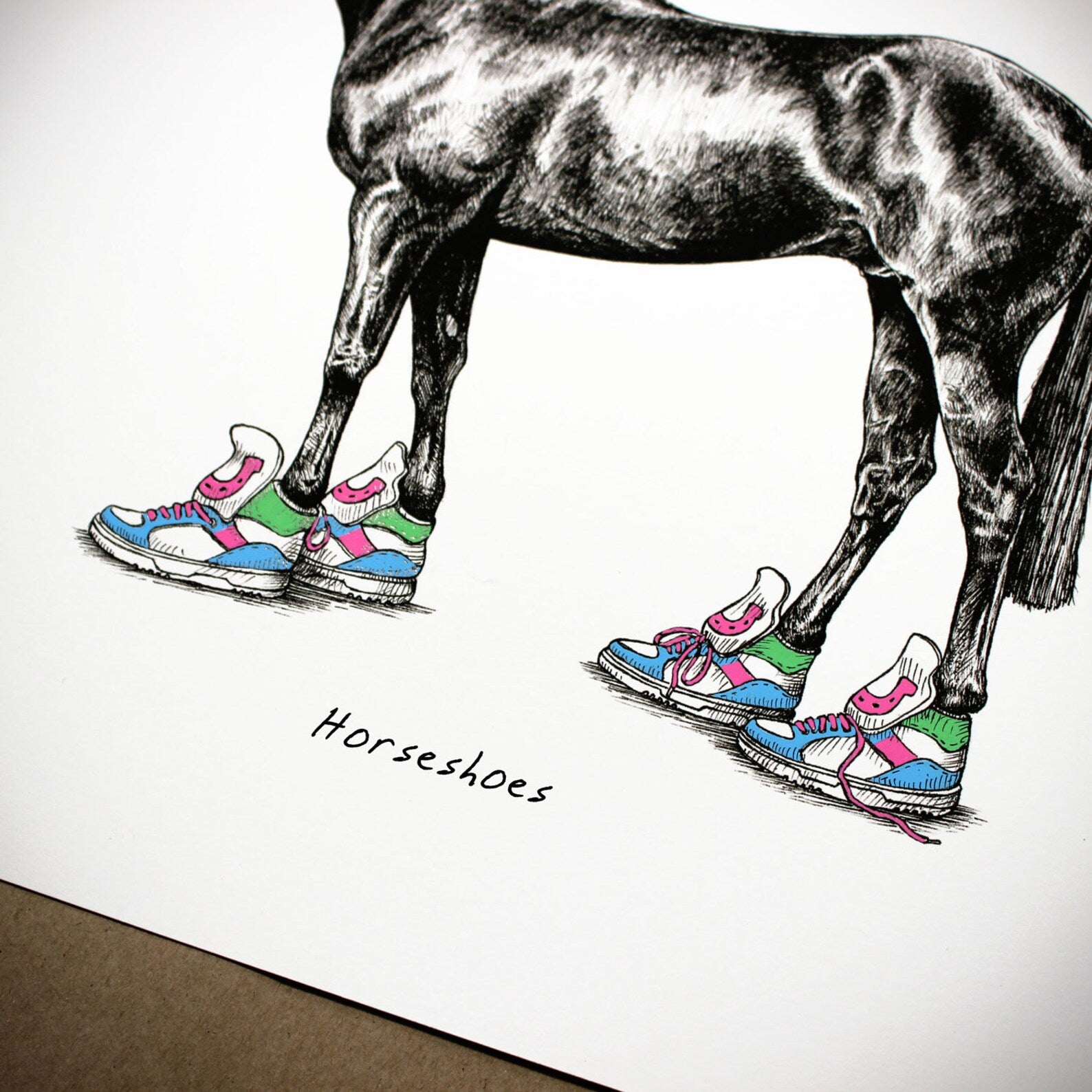 Horseshoes Print
