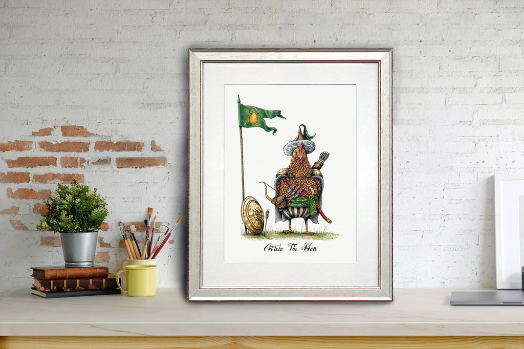 Attila The Hen Print