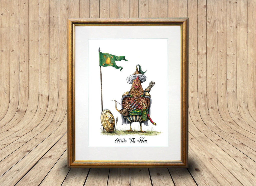 Attila The Hen Print
