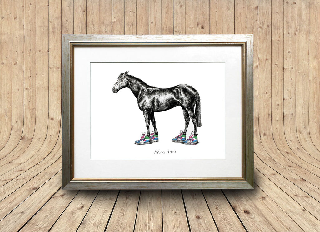 Horseshoes Print