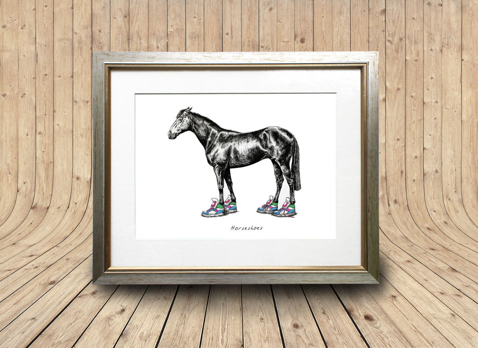 Horseshoes Print