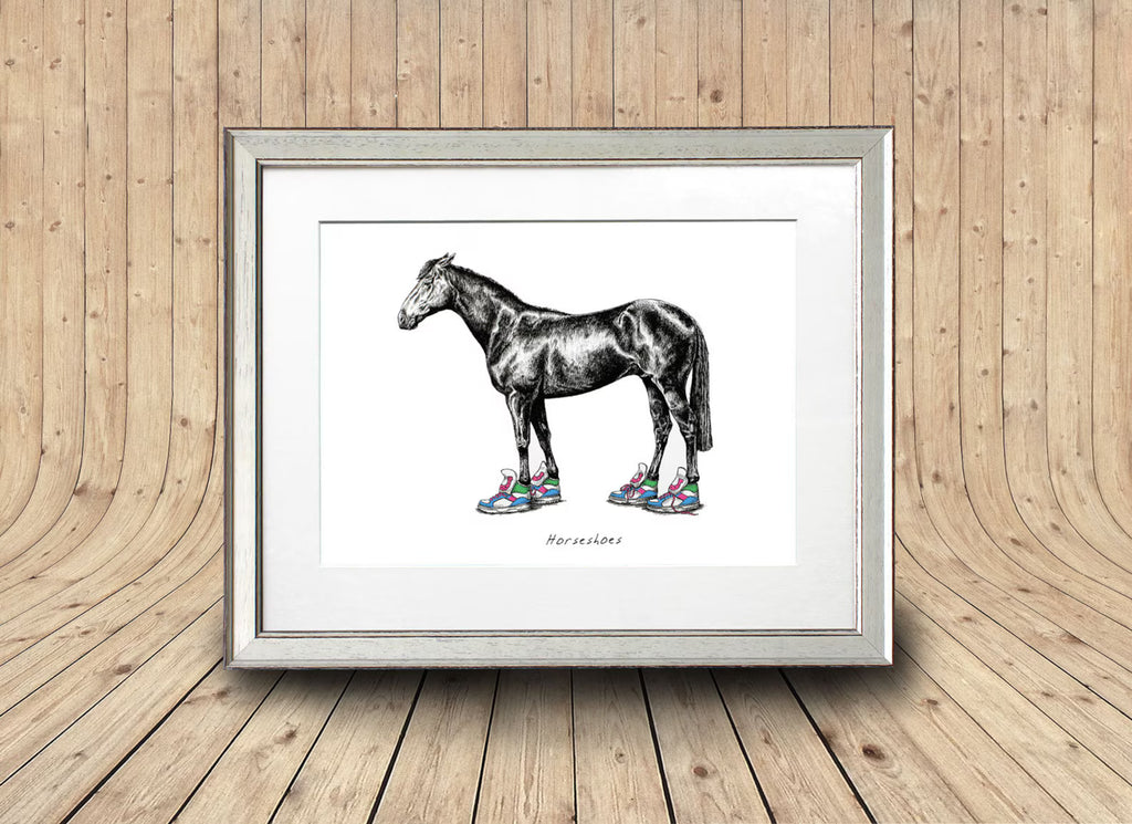 Horseshoes Print