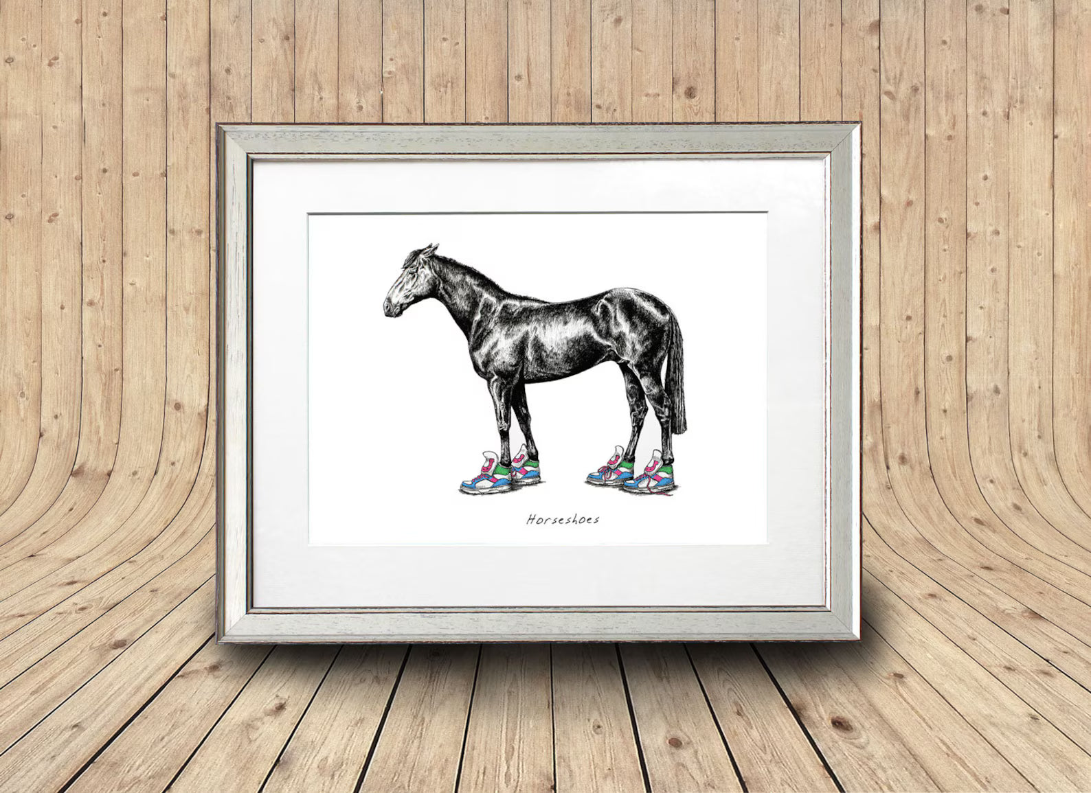 Horseshoes Print
