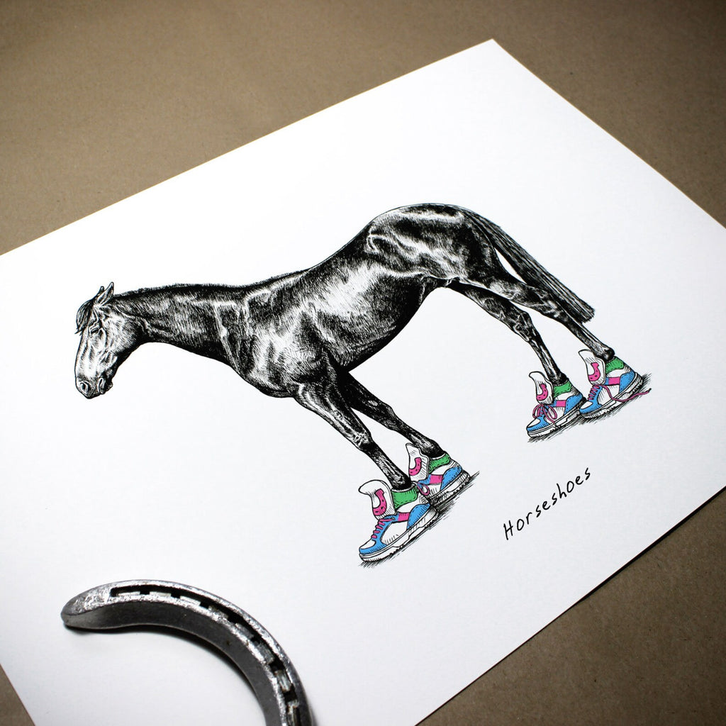 Horseshoes Print