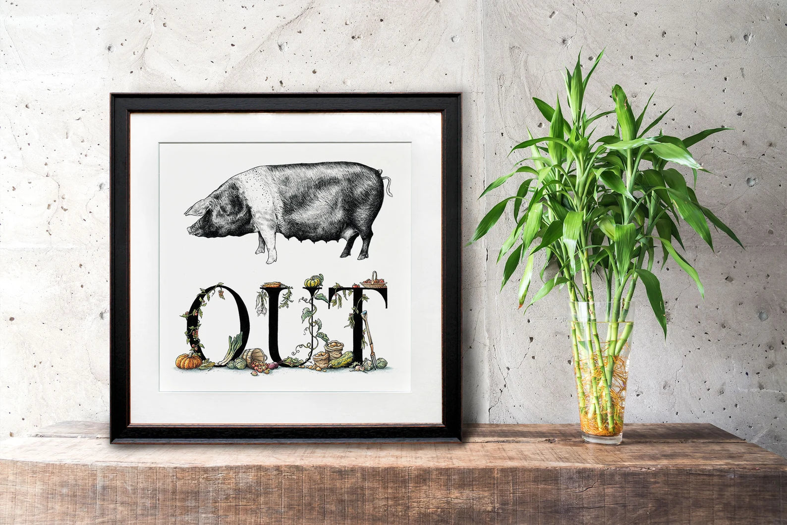 Pig Out Print (Small)