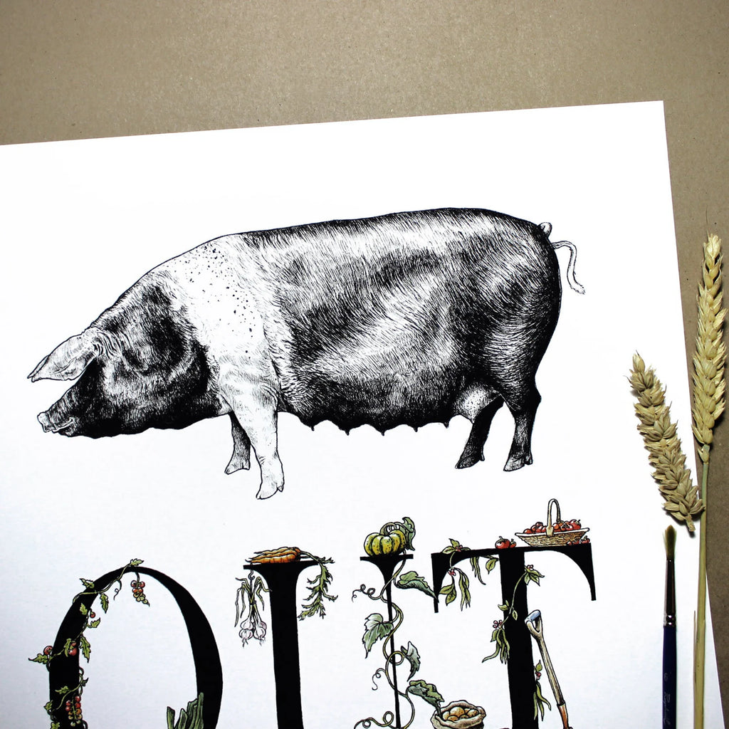 Pig Out Print (Small)