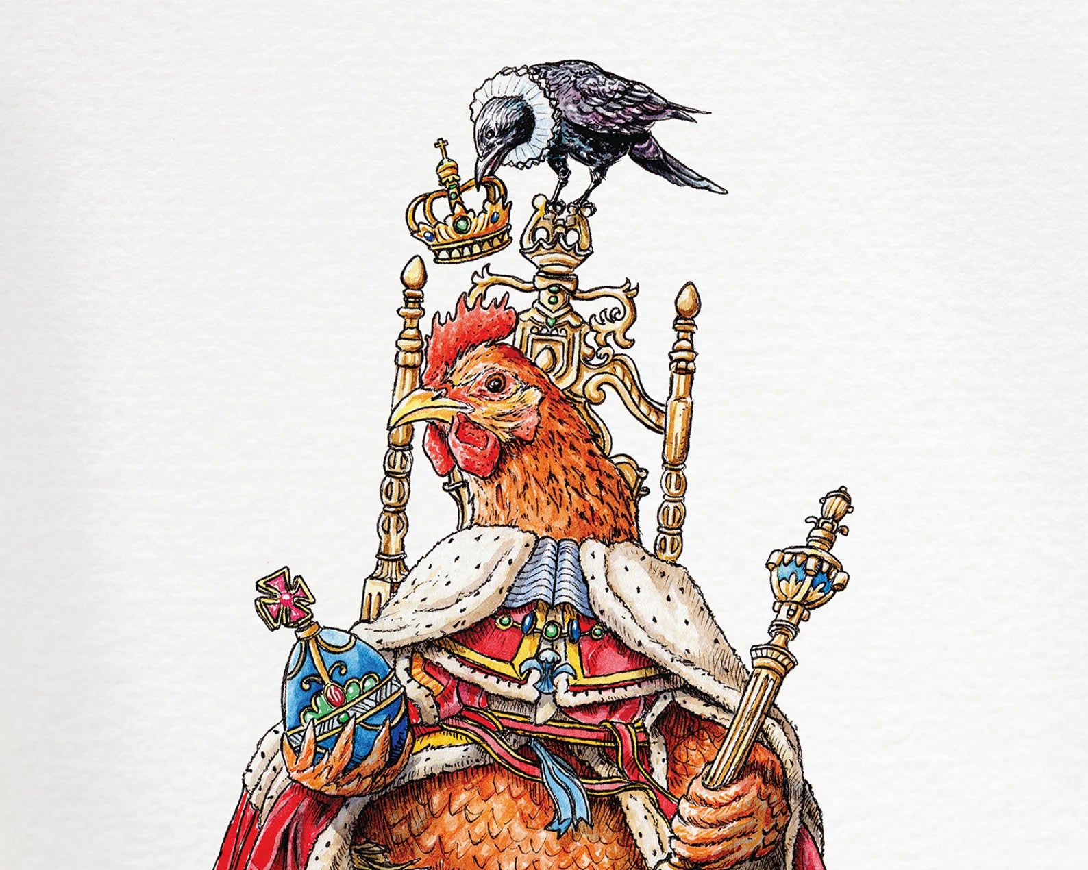 Coronation Chicken Print
