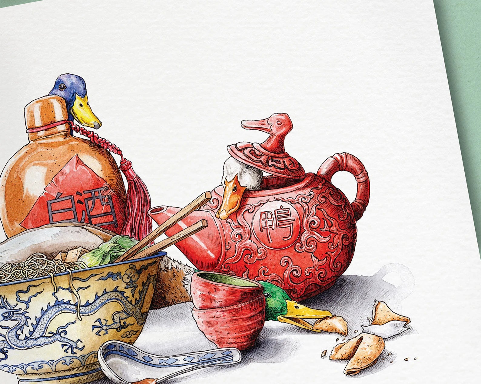 Peking Duck Print