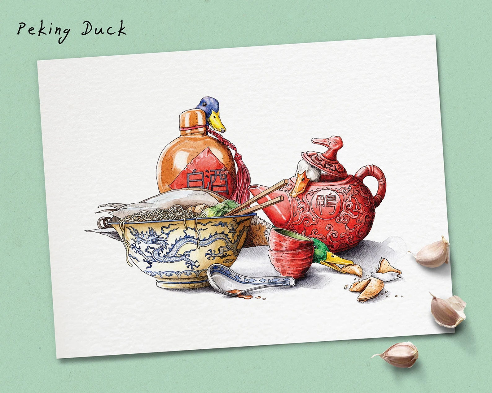 Peking Duck Print