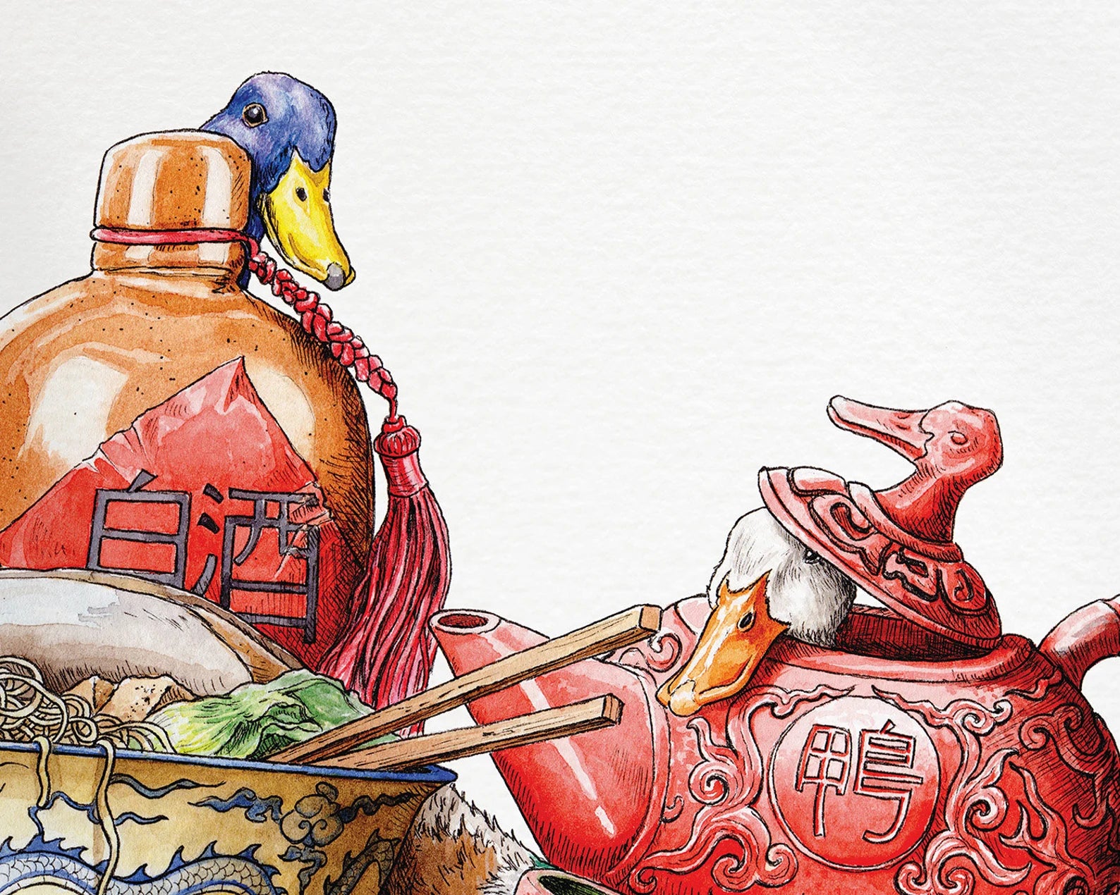 Peking Duck Print
