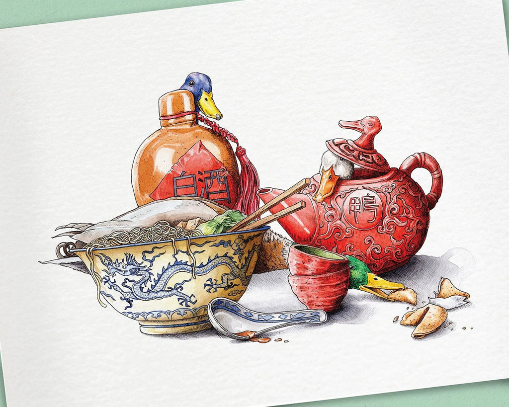 Peking Duck Print