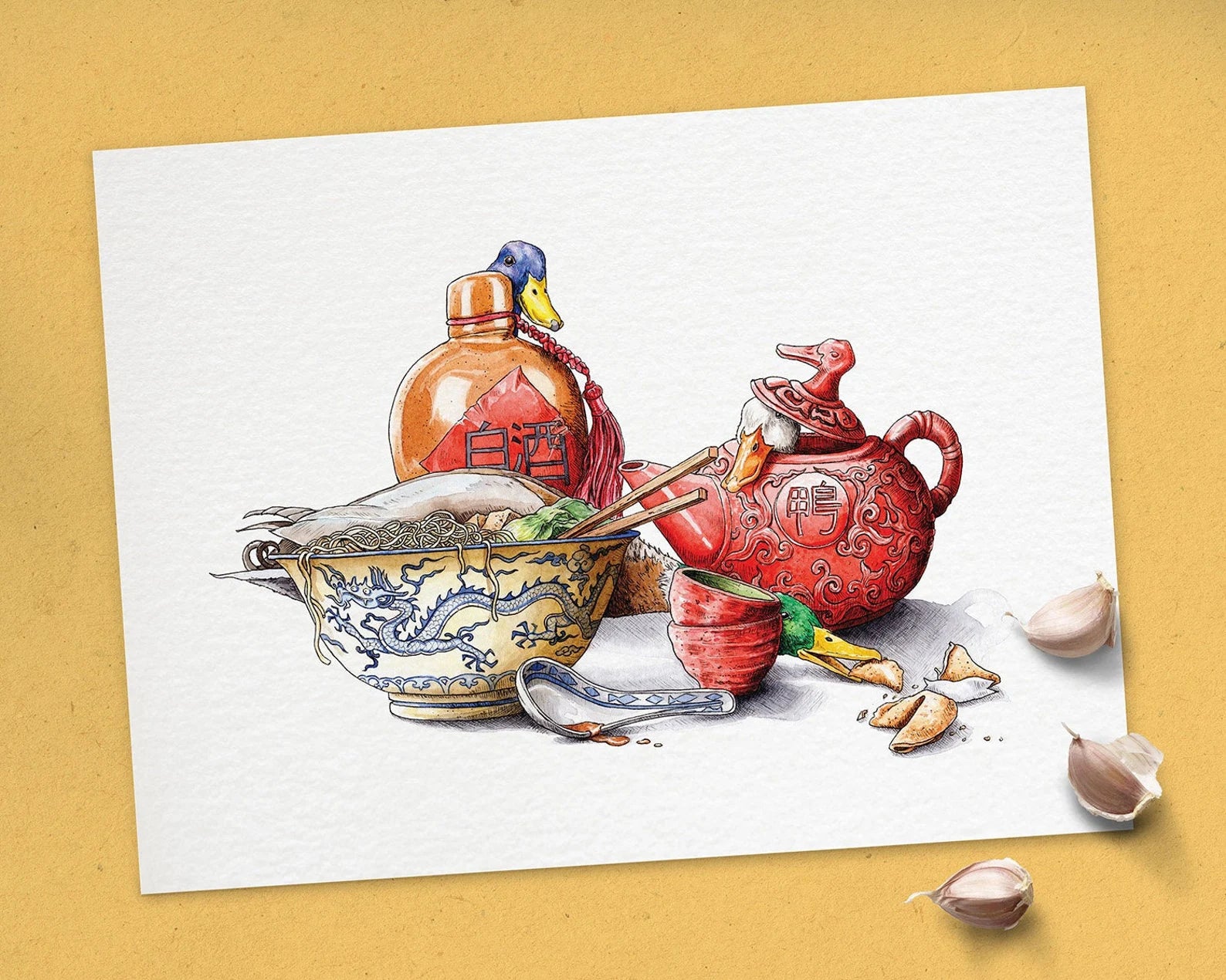 Peking Duck Print