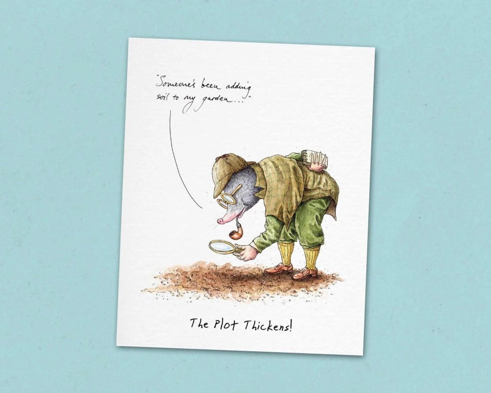 Plot Thickens Print
