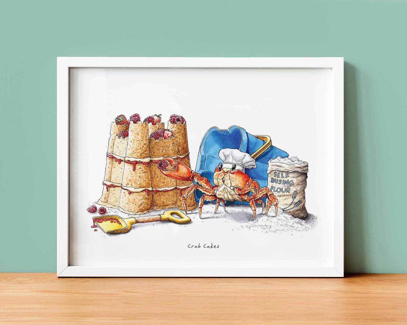 Crab Cakes Print