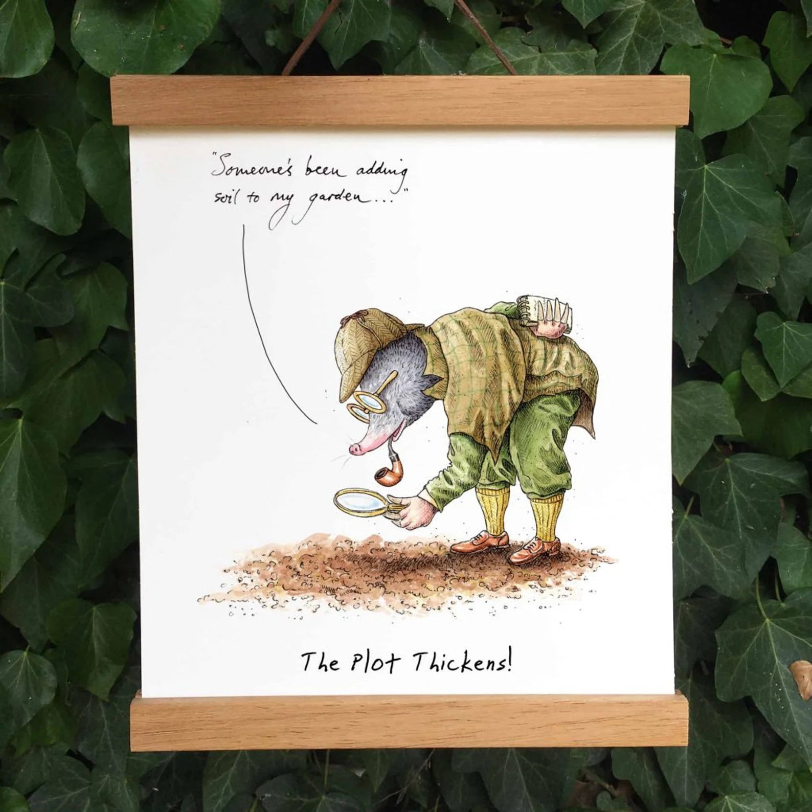 Plot Thickens Print