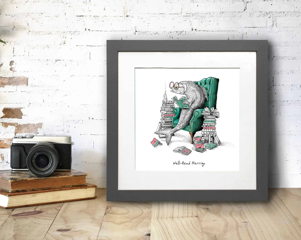 Well-Read Herring Print