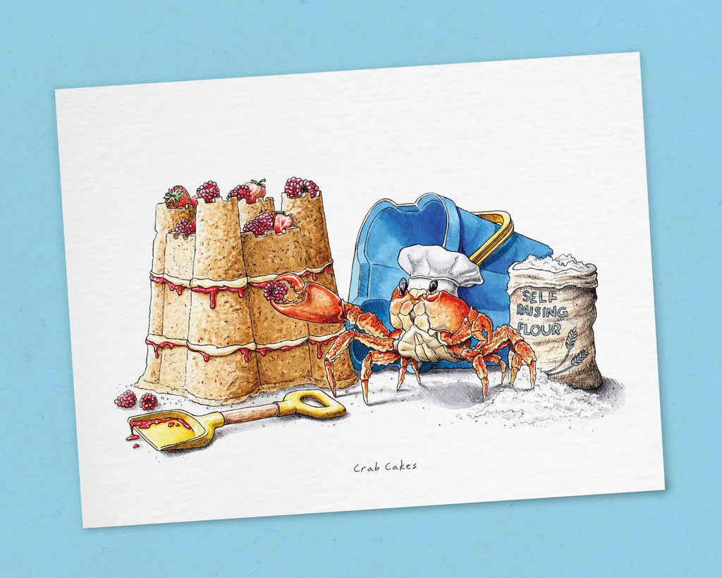 Crab Cakes Print