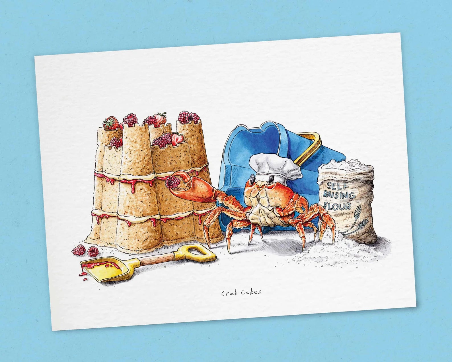 Crab Cakes Print