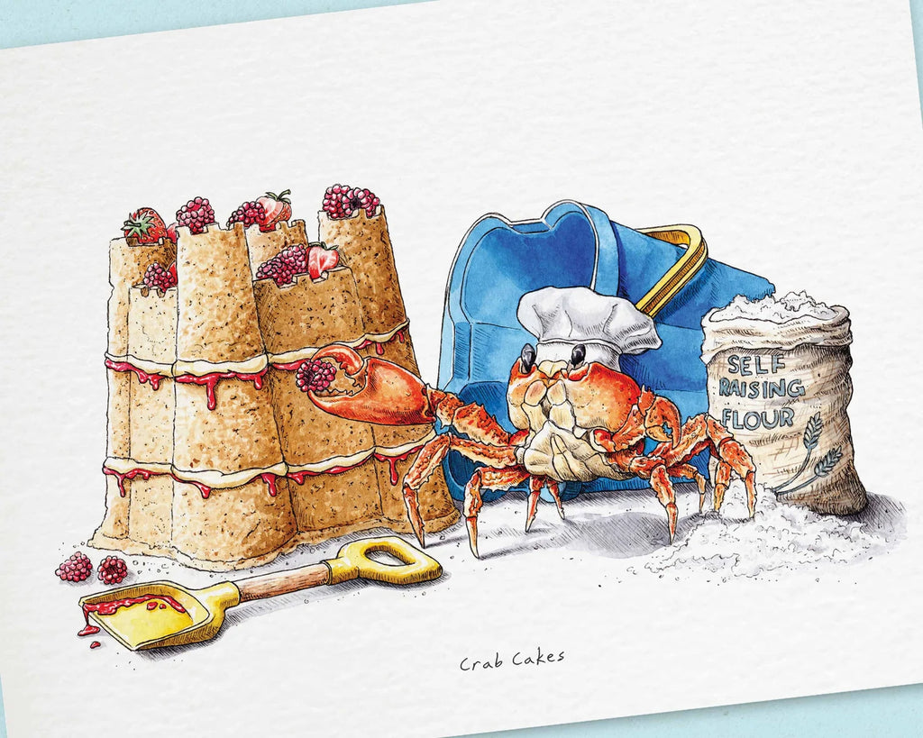 Crab Cakes Print