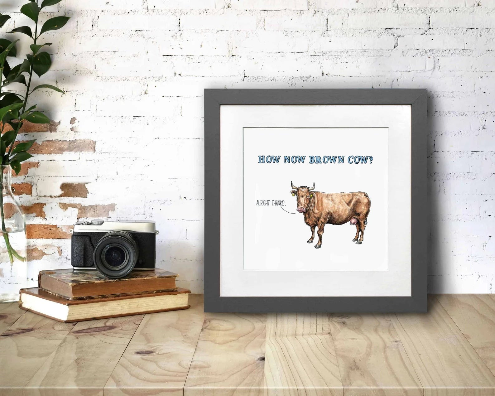 How Now Brown Cow Print