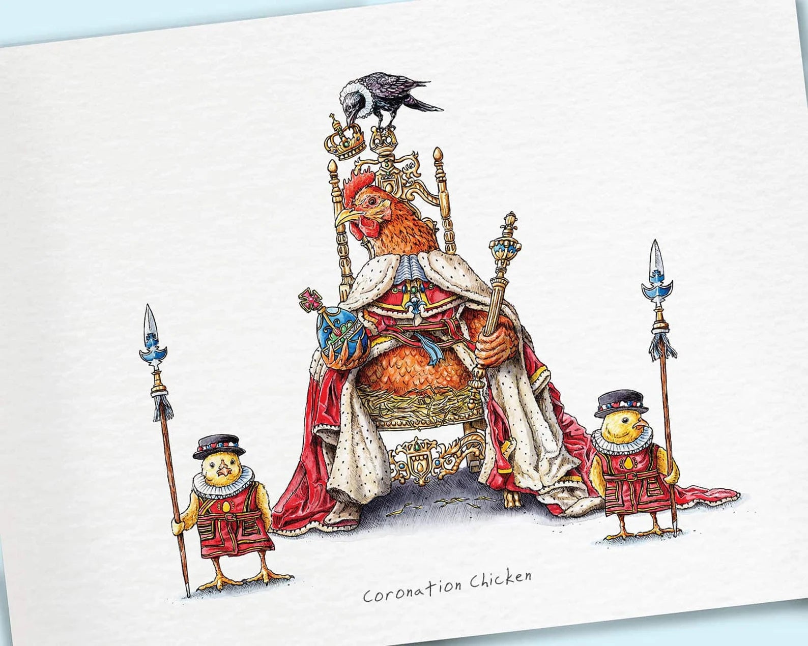 Coronation Chicken Print