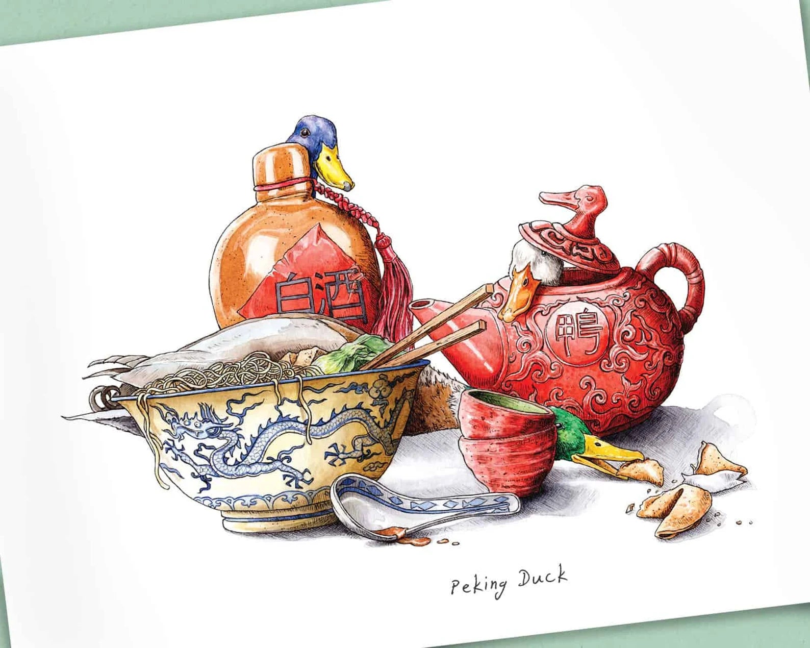Peking Duck Print