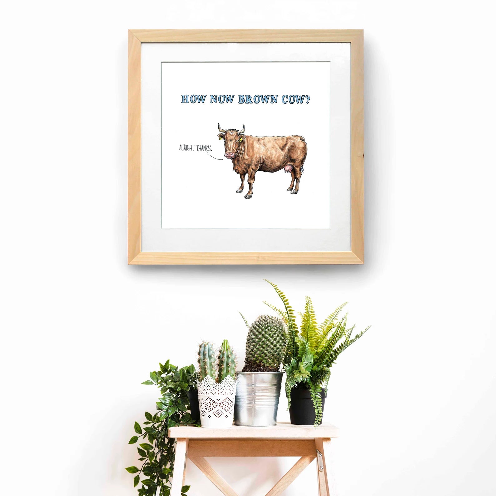How Now Brown Cow Print