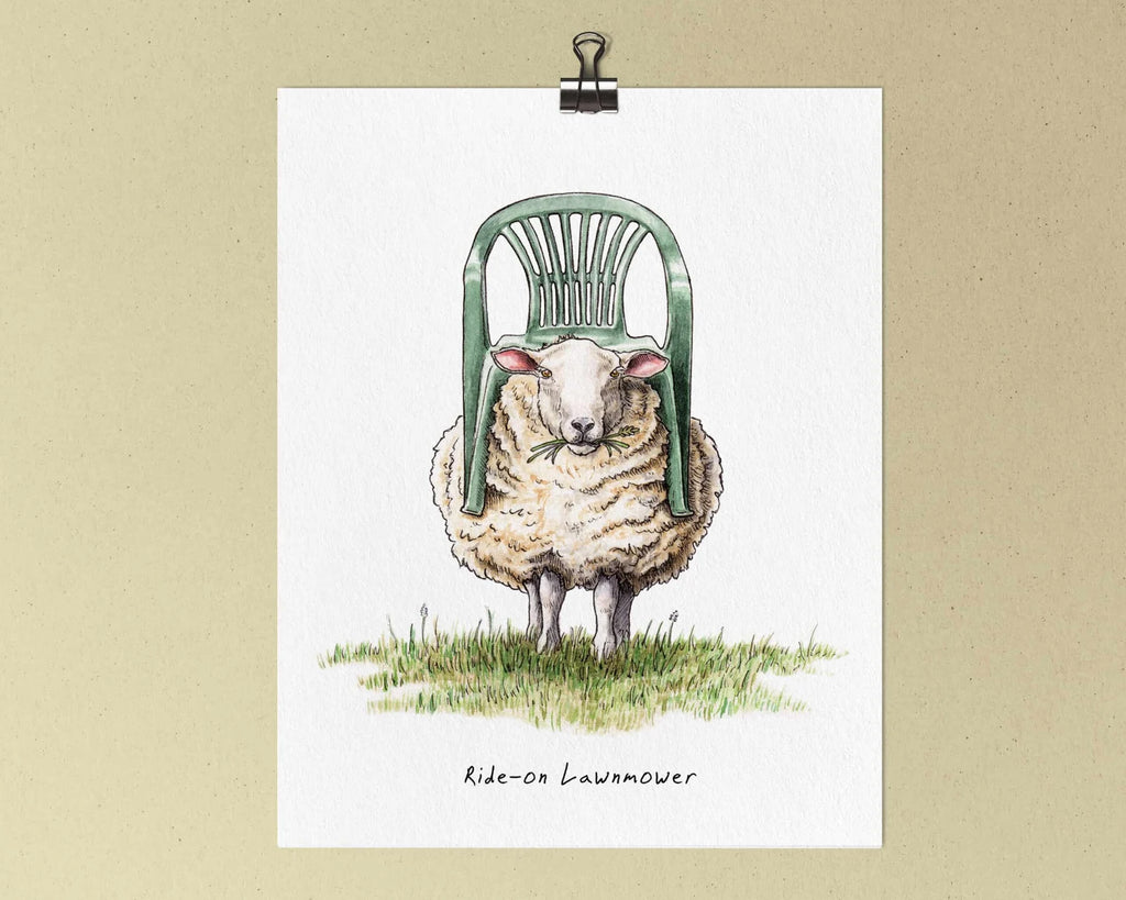 Ride-on Lawnmower Print