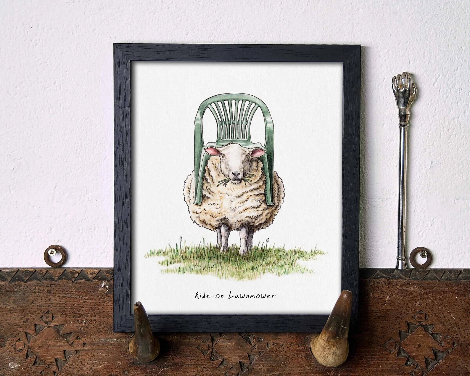 Ride-on Lawnmower Print
