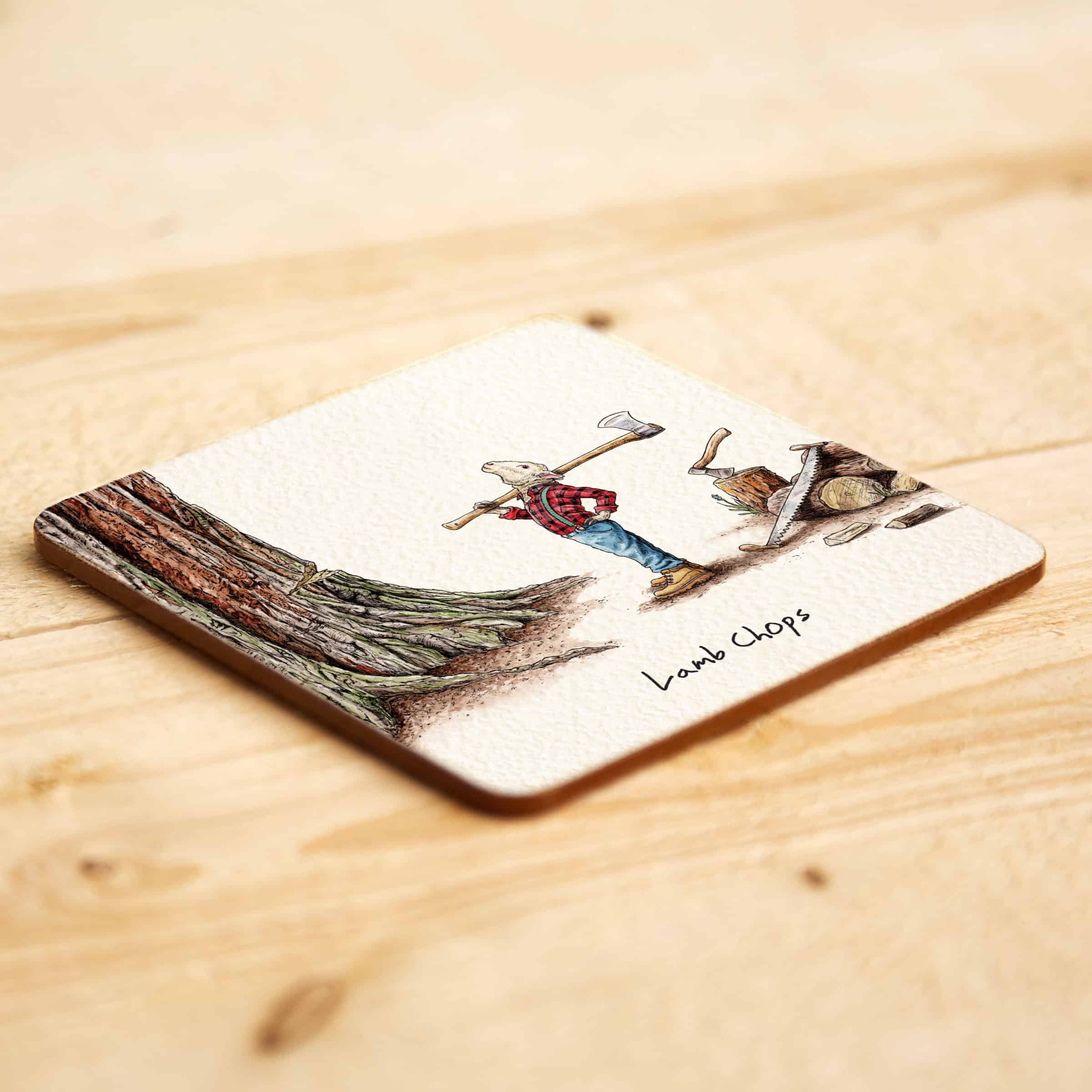 Lamb Chops Coaster