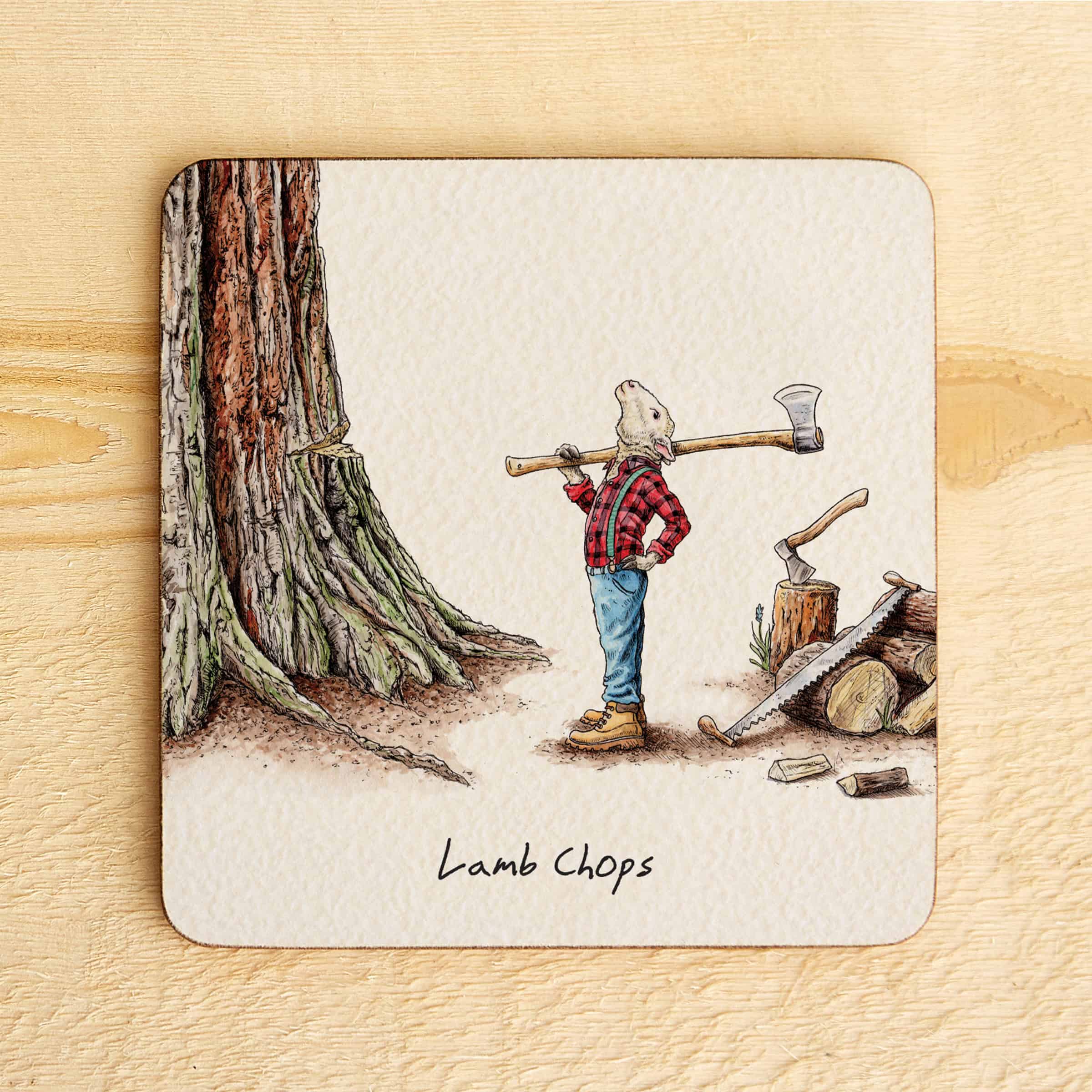 Wild Bites Coasters Set