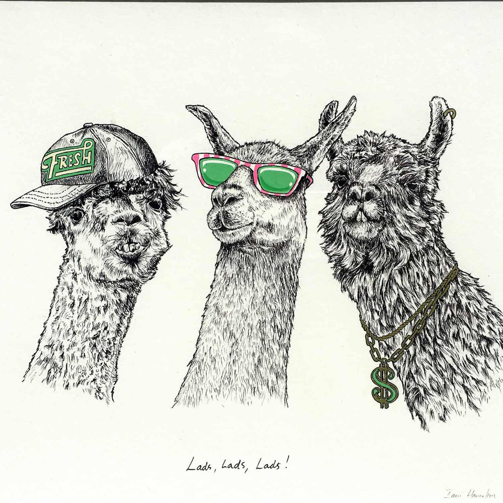 Lads, Lads, Lads Print