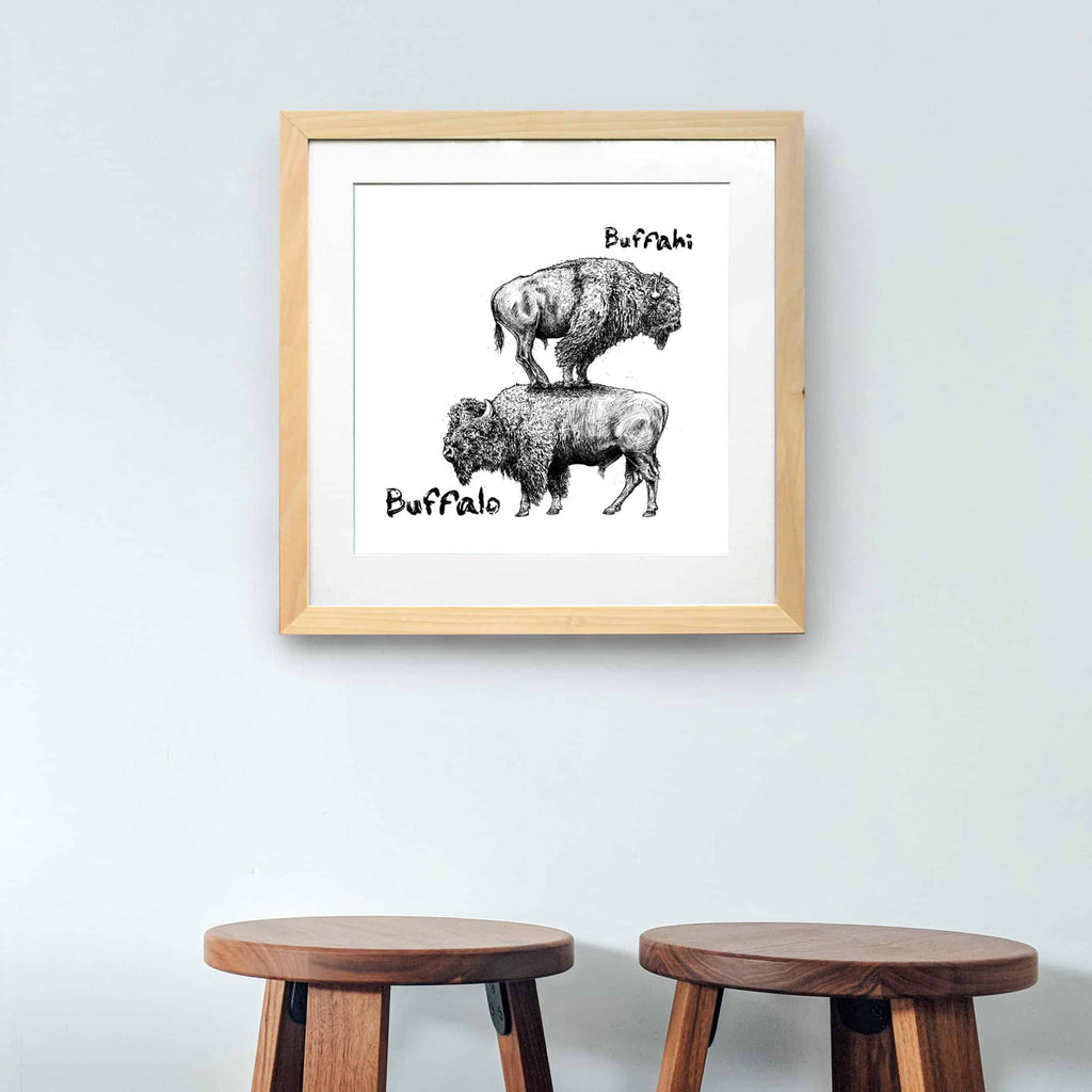 Buffahi...Buffalo Print