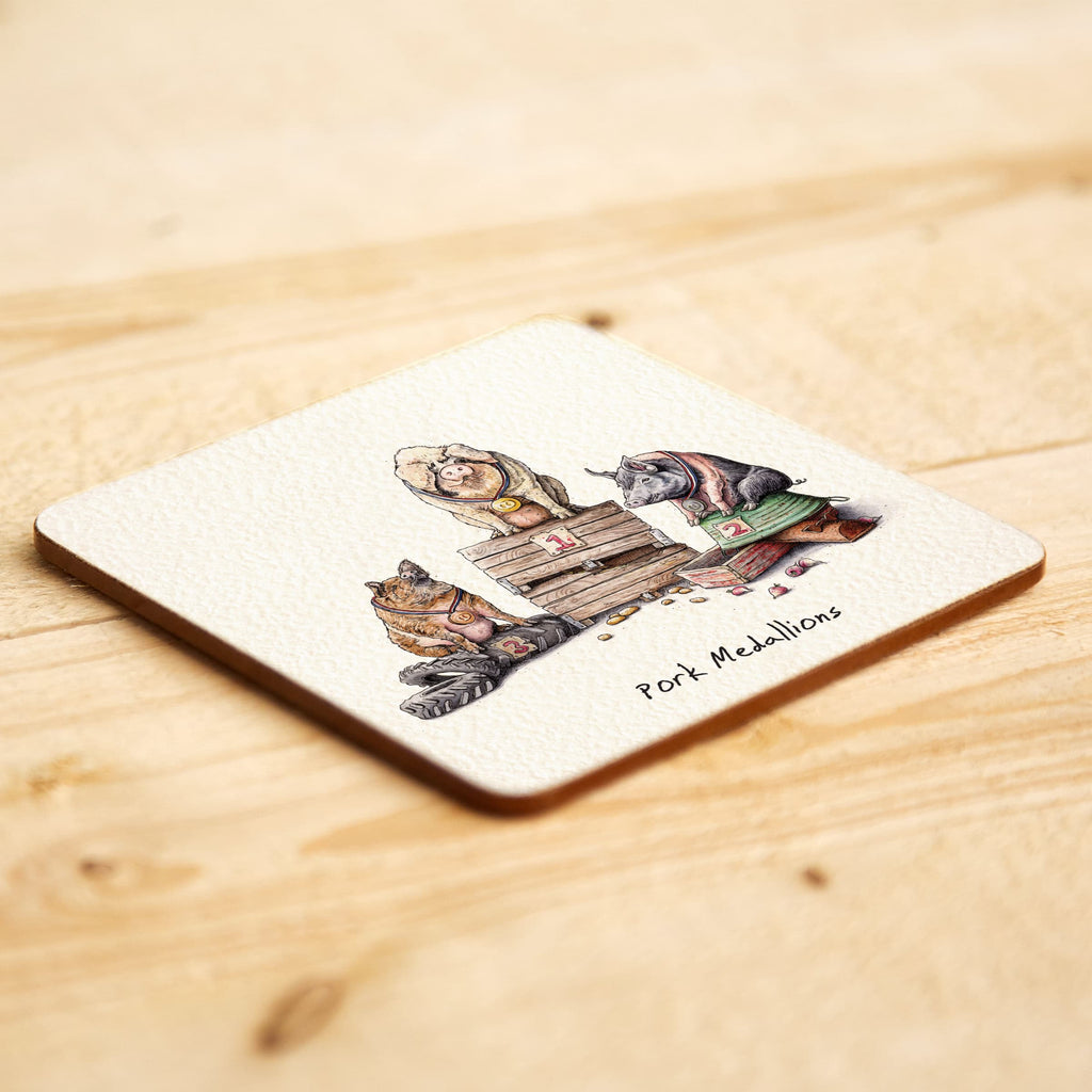 Pork Medallions Coaster