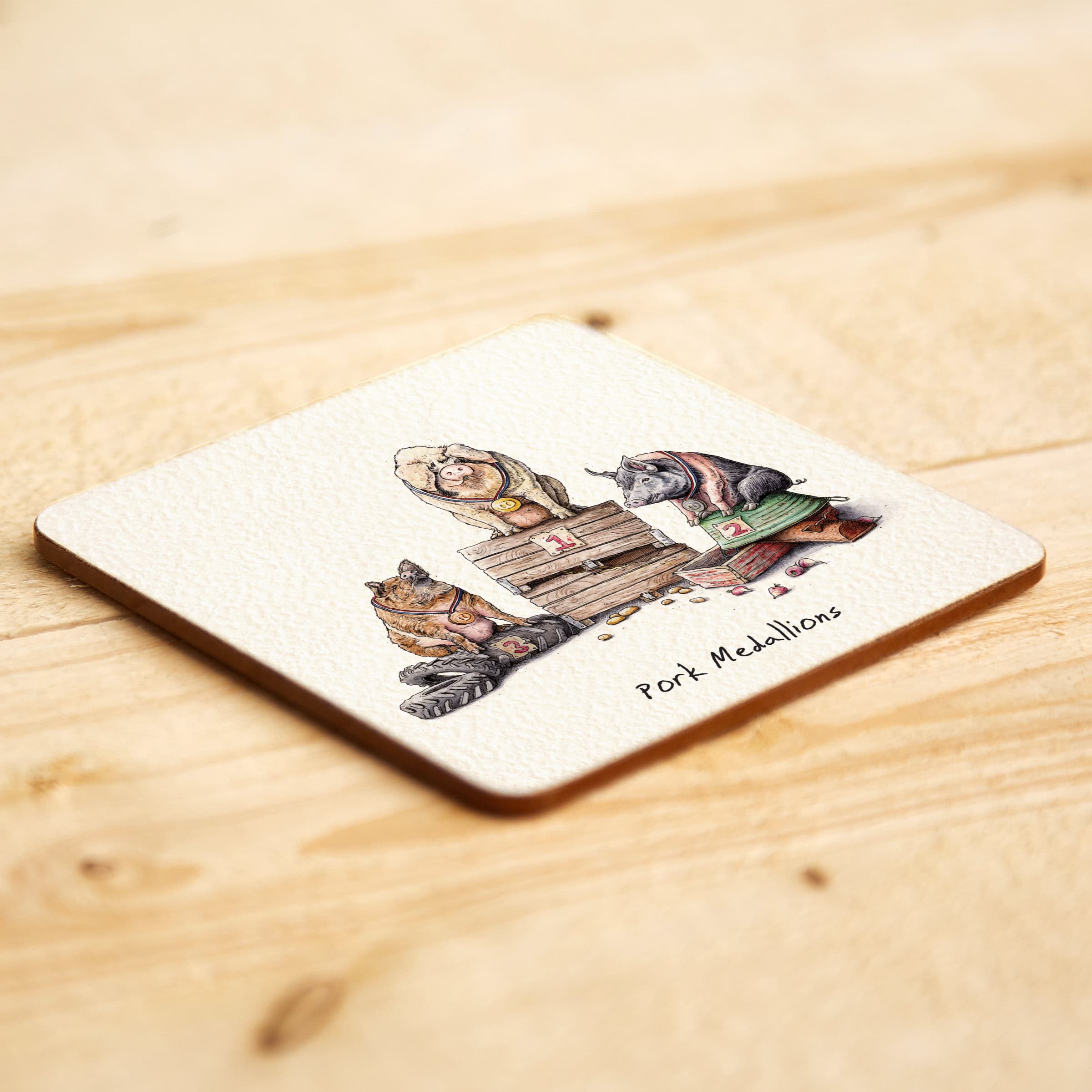 Pork Medallions Coaster