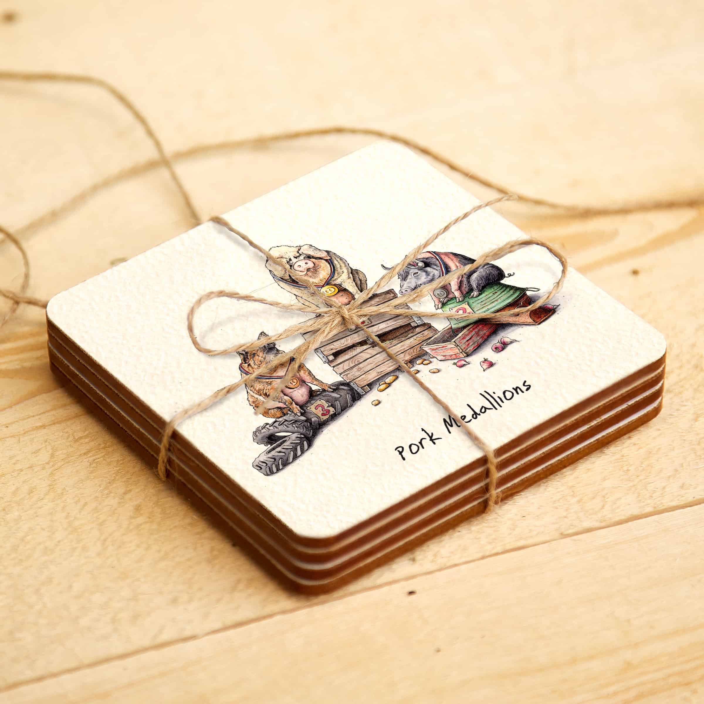 Pork Medallions Coaster