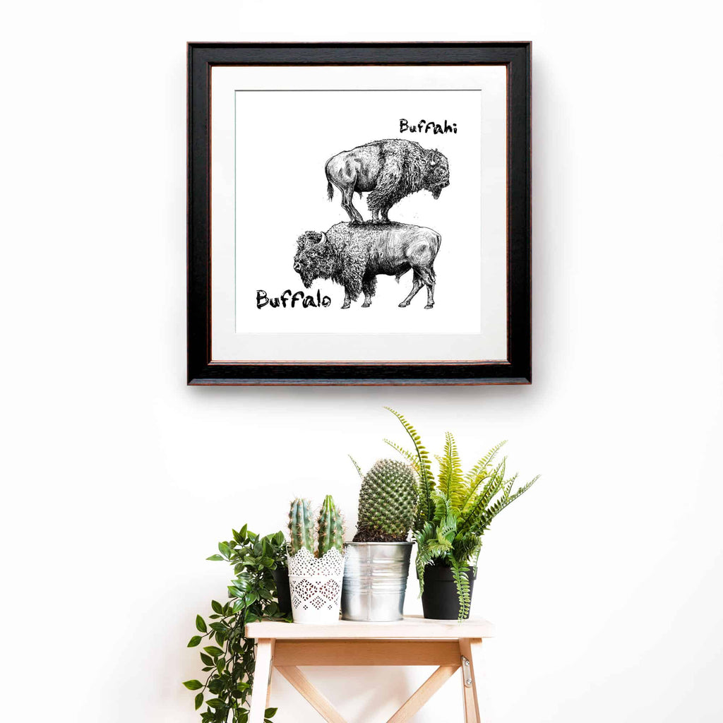 Buffahi...Buffalo Print